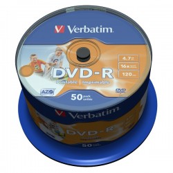 Płyta DVD-R Verbatim 4 7GB...